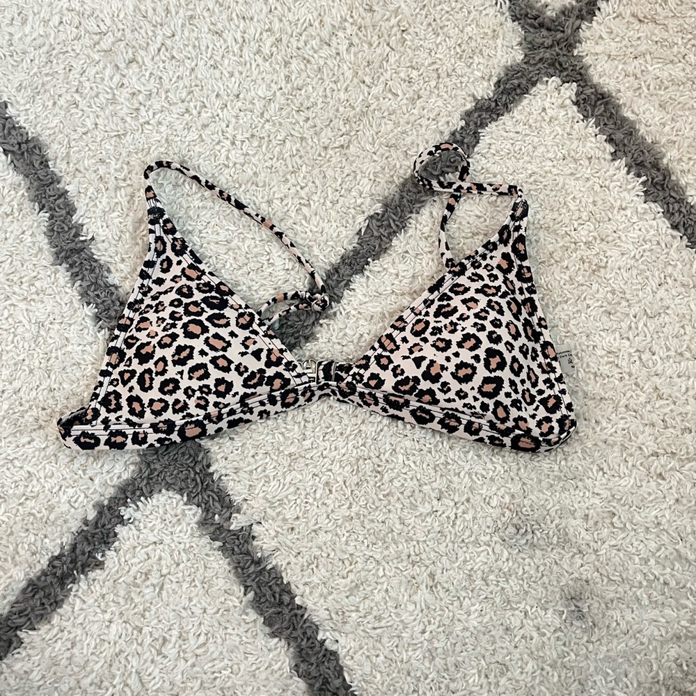 Cheetah Print bathing suit top